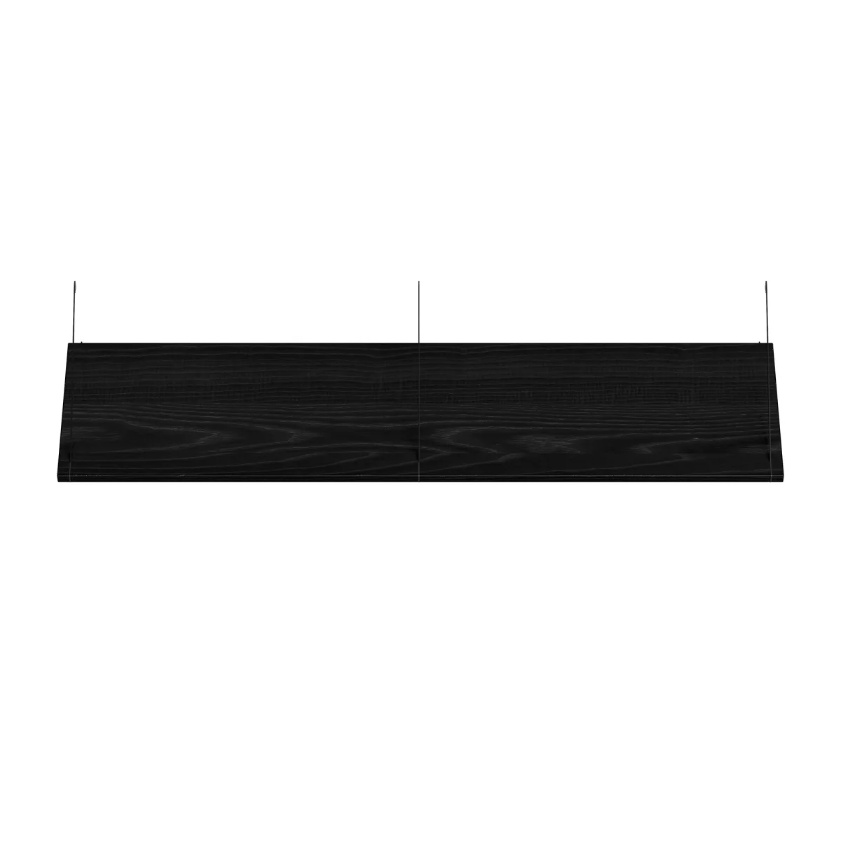 Wandplank in zwart gelakt essen 1240x300mm - Afbeelding 6