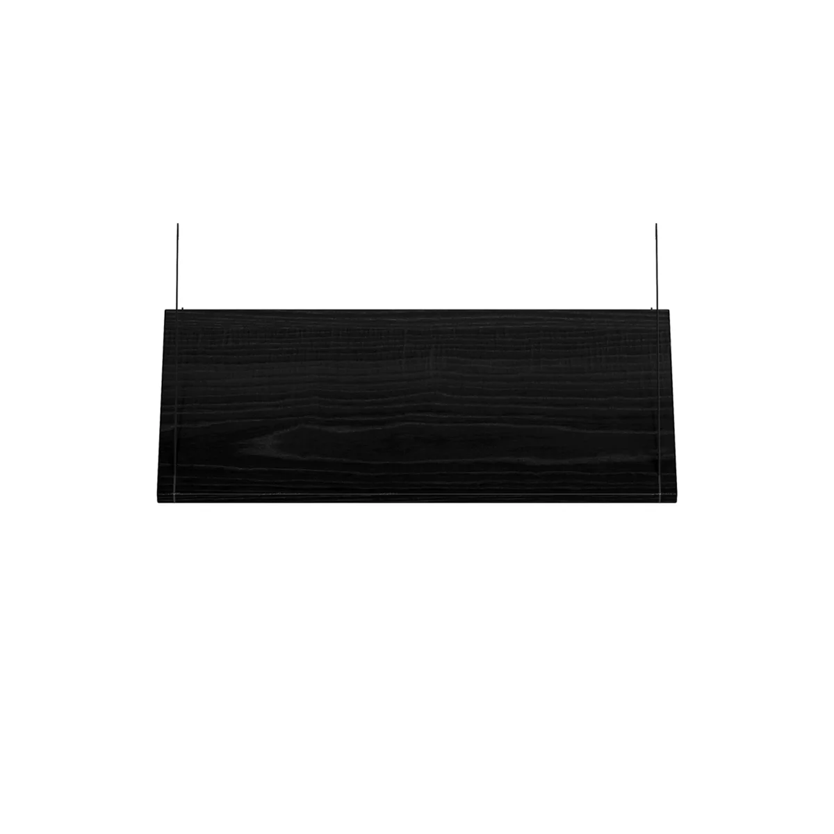 Wandplank in zwart gelakt essen 640x300mm - Afbeelding 6