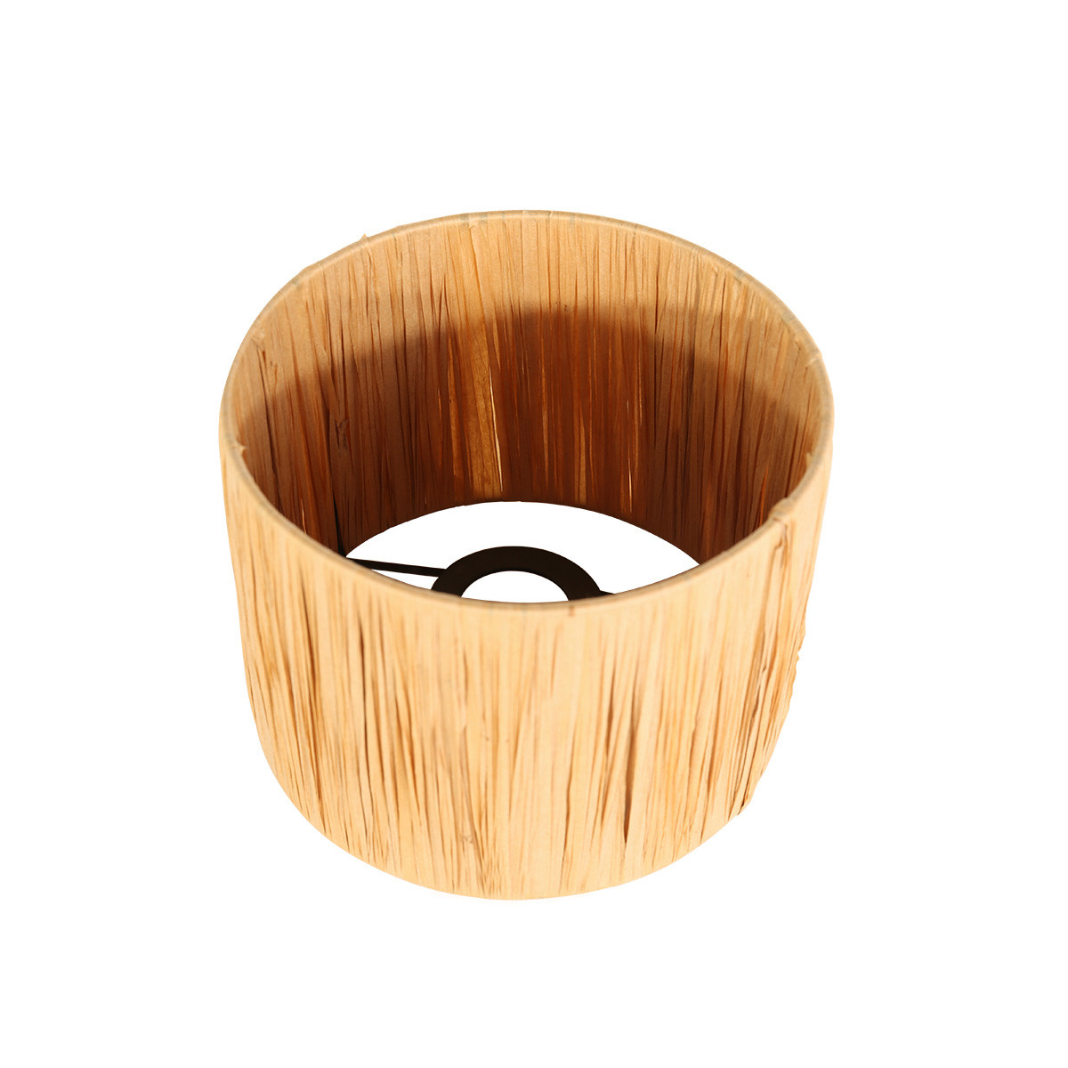Lampenkap rond naturel | E27 | 15 cm | trendy stijl - Afbeelding 6