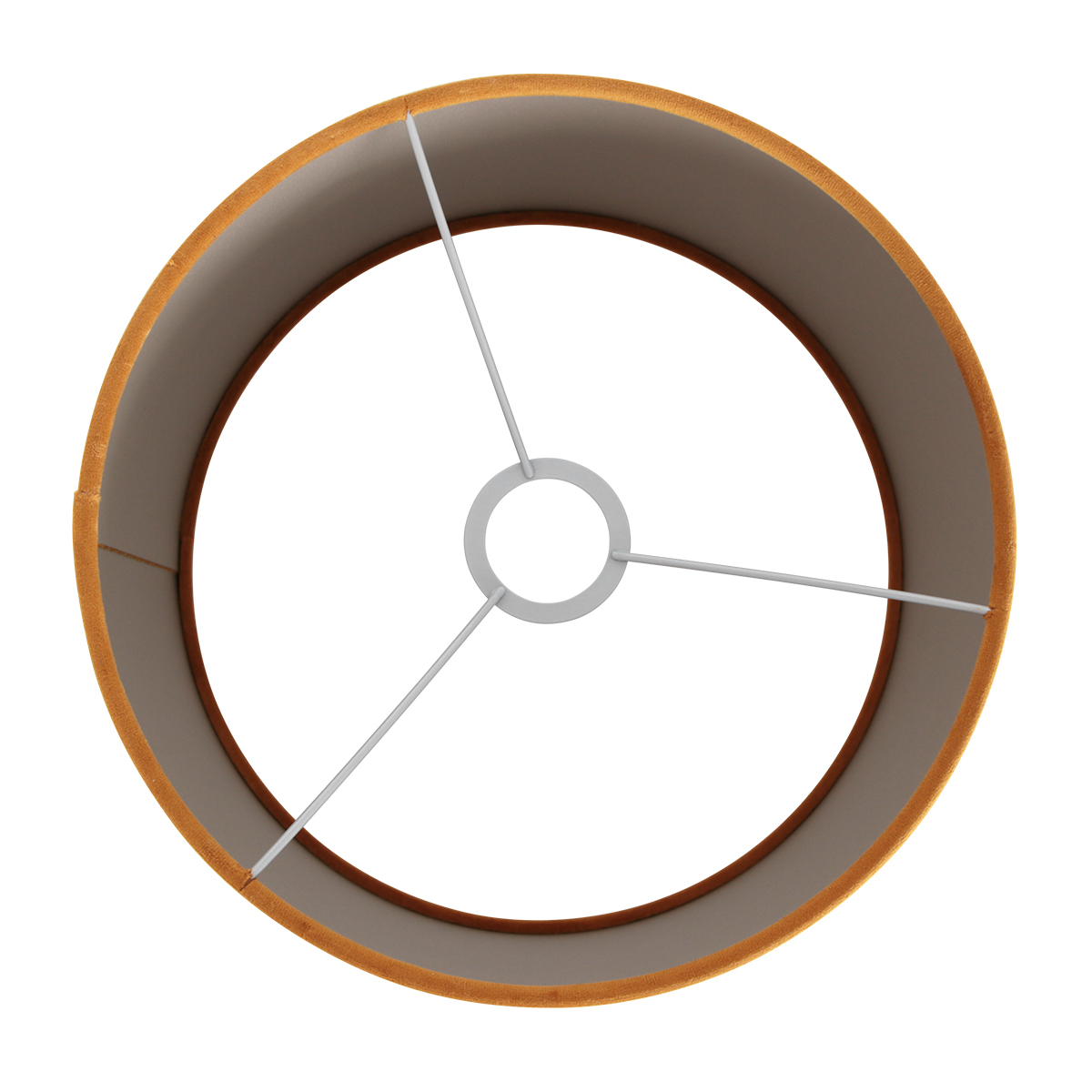 Lampenkap velours rond | goud | Ø 18 cm | E27 fitting - Afbeelding 6