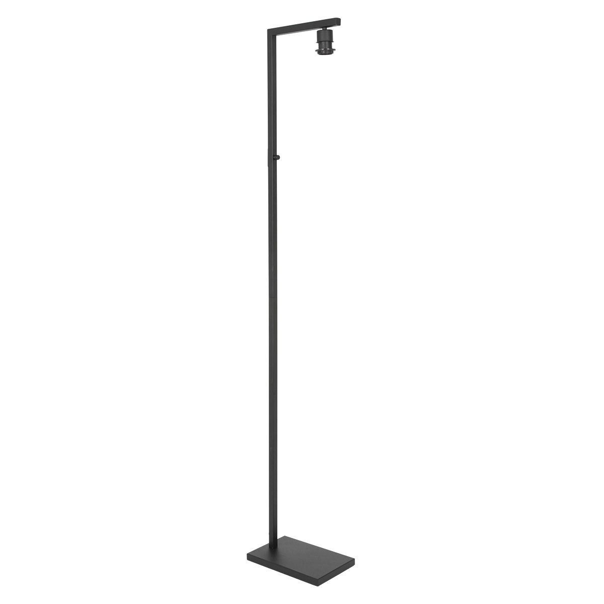 Vloerlamp Stang | 1 lichts | Ø 30 cm | 160 cm | goud & mat zwart - Afbeelding 4