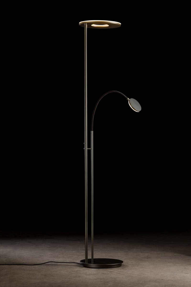 Vloerlamp Nova Flex Platinum met Rood - Afbeelding 2